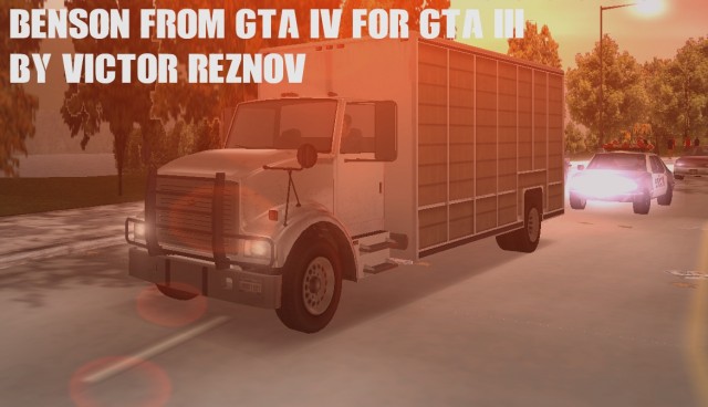 Benson from GTA IV for GTA III